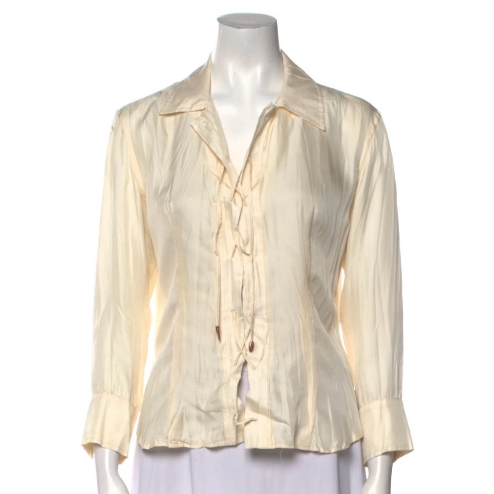 PINK Roberto Cavalli silk top